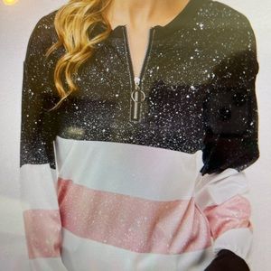 Quarter Zip Women’s 3 Color Top Size XL